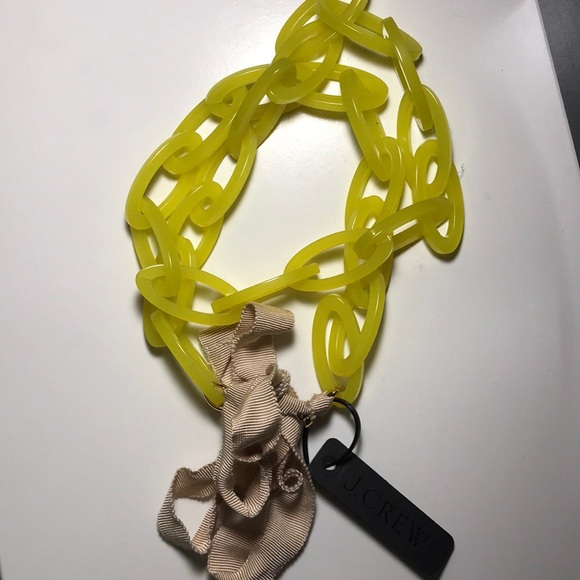 J Crew Yellow Chain Necklace - Picture 3 of 3